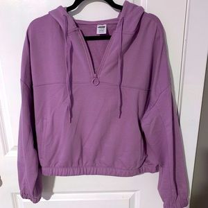 Purple Quarter Zip Hoodie